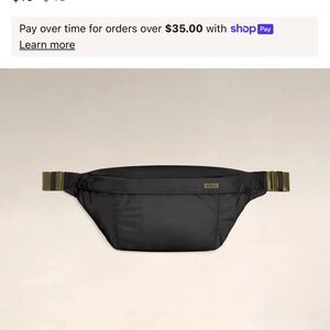 Away Black Belt Bag Sleek Minimalist Design